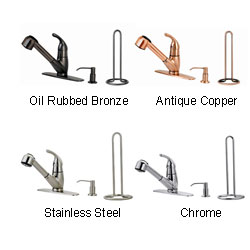 Fontaine Antique Copper Pull-out Kitchen Faucet