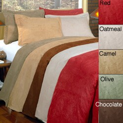 Microsuede Duvet Cover Set