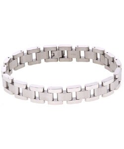 Stainless Steel Link 12 mm 8 inch Bracelet