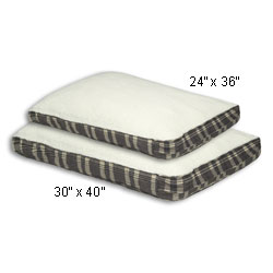 Poly/ Sherpa Green Plaid 30 x 40-inch Pet Bed