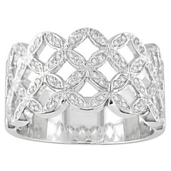 14-kt. White Gold & 1/2-ct. TW Diamond Filigree Ring : Jewelry from Overstock.com from overstock.com