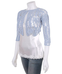 BCBGirls Crochet Cardigan