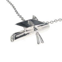 Sterling Silver Graduation Necklace