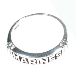 Sterling Silver Armed Forces Ring