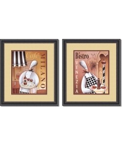 Jo Parry Bistro Framed Art Set