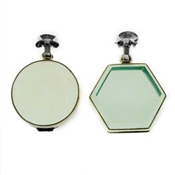 Sterling Silver & Glass Picture Locket (Mexico)