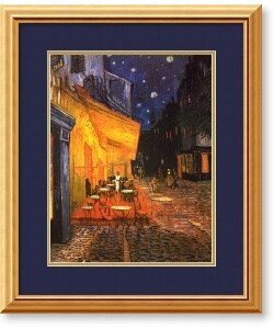 Vincent van Gogh Cafe Terrace At Night Framed Art Print