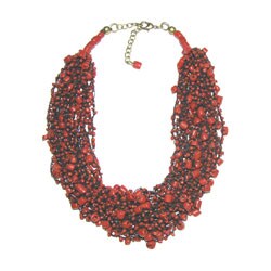Coral Lace Necklace (India)