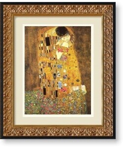 Gustav Klimt The Kiss (Le Baiser / Il Baccio), 1907 Framed Art Print