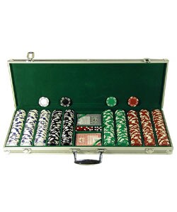 Royal Suited 500-piece Poker Chip Set w/Aluminum Case