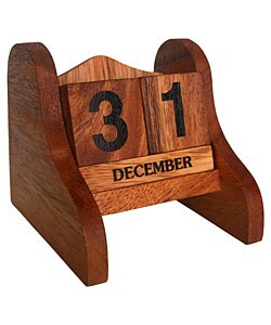 Handmade Wooden Decorative Calendar