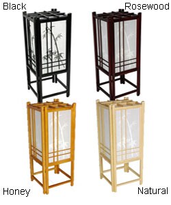 Bamboo Tree Shoji Accent Lamp (China)
