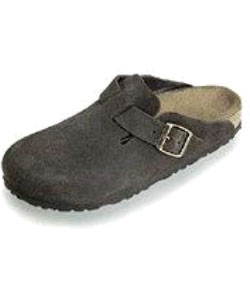 Betula Rock Mocha Suede Clog