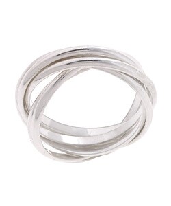 Sterling Silver Six Band Rolo Ring