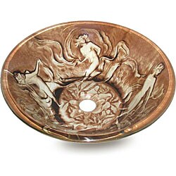 Fontaine Dancing Nymphs Glass Vessel Sink