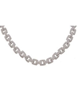 Stainless Steel 24-inch Cable Link Mens Necklace
