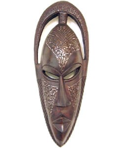 Hand-carved Bundu Mask (Ghana)