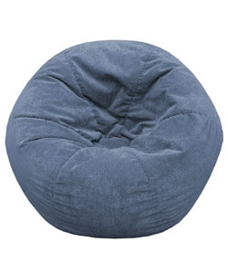 Blue Sueded Corduroy Adult Beanbag