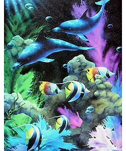 Enchanted Waters by Miller Stretched Canvas Art