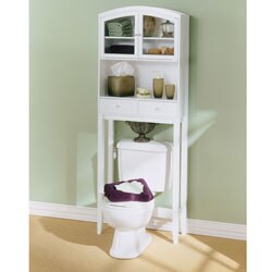 Arch Top Hardwood Bathroom Spacesaver