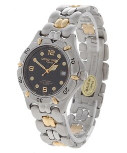 Charles Hubert 18k Gold & Stainless Steel Watch