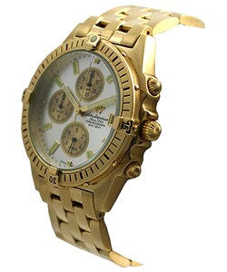 Jules Jurgensen Men's Goldtone Chronograph Watch