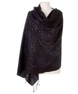 Himalaya Trading Co Pashmina Sequin Shawl (6-Pack)