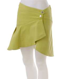 Versace Jeans Couture Yellow Snap Skirt