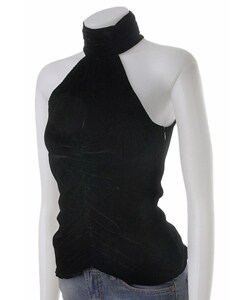 Versace Jeans Couture Black Velvet Top