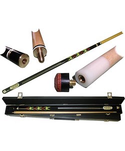 Blazing Pool Stick with Flames