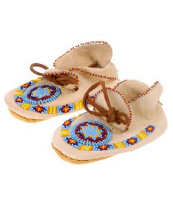 Little Morning Star Baby Beaded Moccasins (Native American)