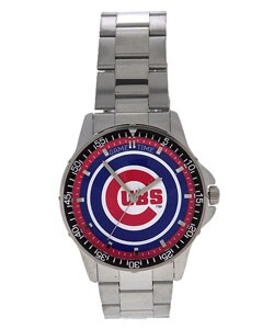 Chicago Cubs Men's Coach Series Steel Watch
