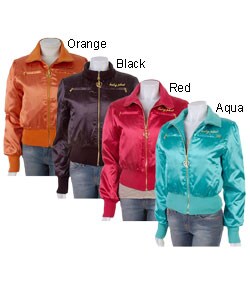 Baby Phat Satin Bomber Jacket