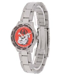 Georgia Bulldog Logo Coach Series Steel Watch