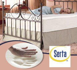 Serta Deluxe 2-inch Memory Foam Mattress Topper