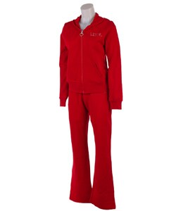 Levi's Juniors Red Hoodie & Drawstring Pant Set - Large