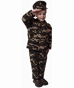 Deluxe Children's Army Dress Up Set