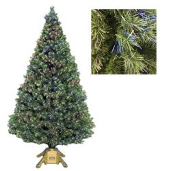 6-foot Fiber Optic LED & MP3 Artificial Christmas Tree