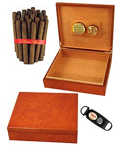 Cuban Combo No. 4 Cigars with Humidor
