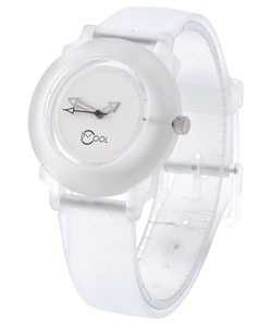 Cool Kid's White Plastic Strap Watch