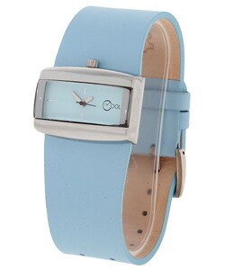 Cool Kid's Sky Blue 'Rectangle' Watch