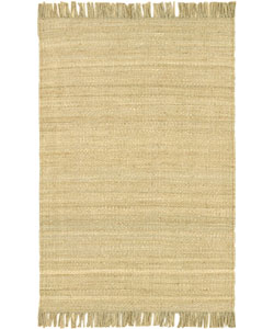 Hand-woven Jute Bleached Rug (10' x 13'6)