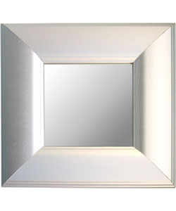 Metallic Silver Finish Mirrors (Set of 3)