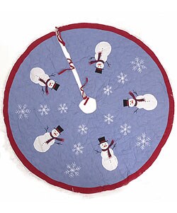 Winter Frolic Patchwork Tree Skirt