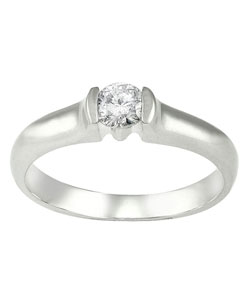 14-kt. White Gold 1/4 Ct. (H-I, I1) Round Diamond Solitaire Ring