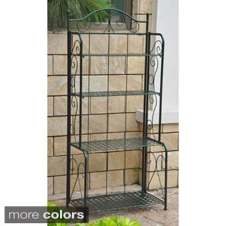 Iron Folding Patio Bakers Rack