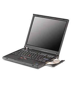 IBM ThinkPad T40 1.4GHz Pentium M 512MB/40GB DVD Notebook Computer (Refurbished)