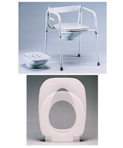 TFI Elongated Seat 3-in-1 Commode with Splash Guard