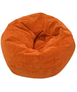 Fashion Large Corduroy Teardrop Bean Bag Chair Orange
