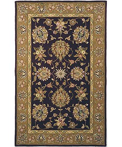 Traditions Wool and Silk Red/Gold Rug (9'6 x 13'6)